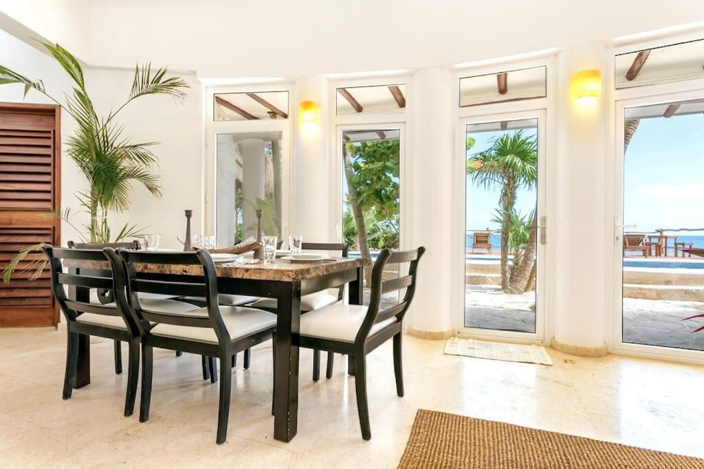 Luxury 5-Br Beachfront Home In Tulum Casa Sofia Gato Exterior foto
