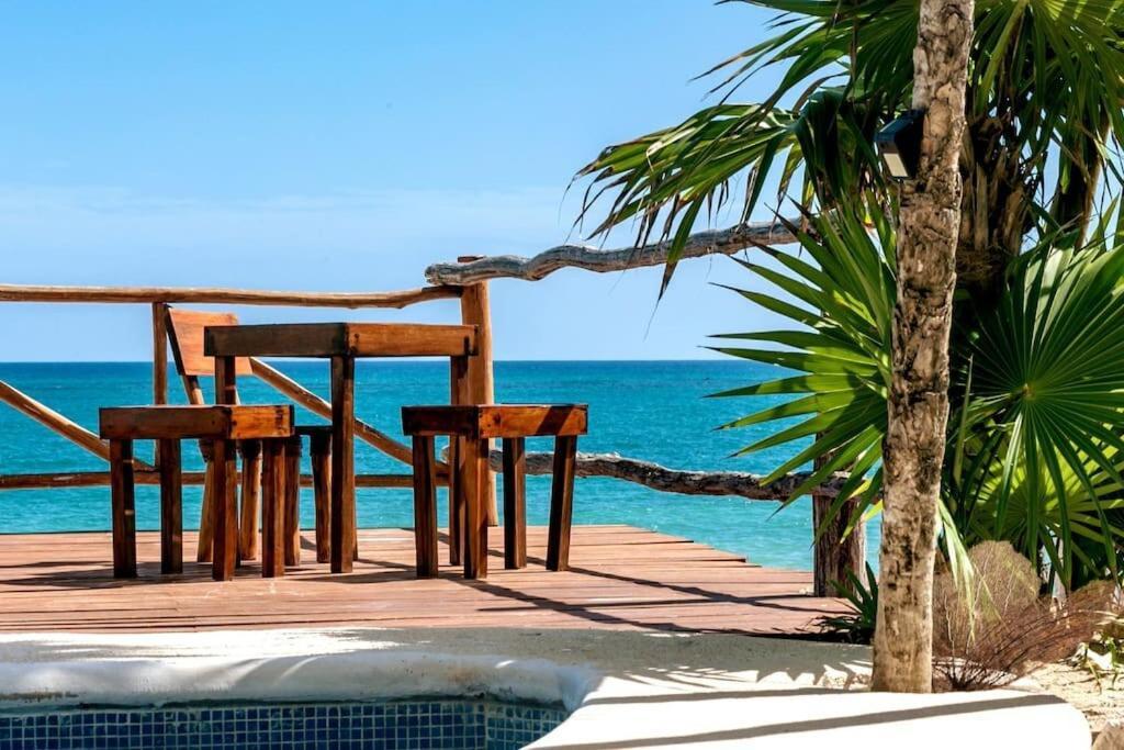 Luxury 5-Br Beachfront Home In Tulum Casa Sofia Gato Exterior foto